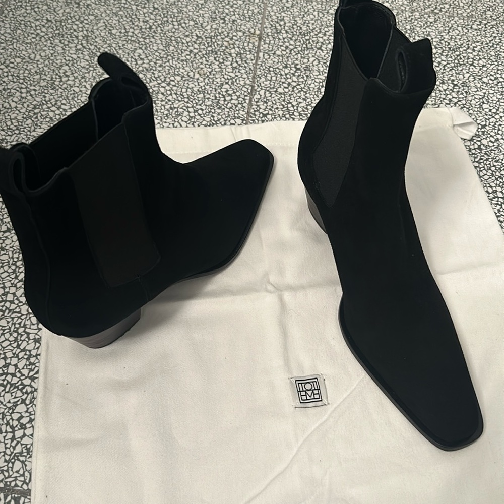 Toteme Suede Back Boots